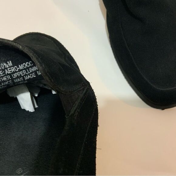 Via Spiga Studio Black Suede Men Loafers Size 10.5 M LikNew